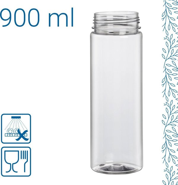 Xavax Πρακτικό μπουκάλι/παγούρι νερού 900 ml, "TO GO"