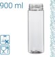 Xavax Πρακτικό μπουκάλι/παγούρι νερού 900 ml, "TO GO"