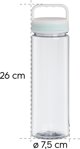 Xavax Πρακτικό μπουκάλι/παγούρι νερού 900 ml, "TO GO"