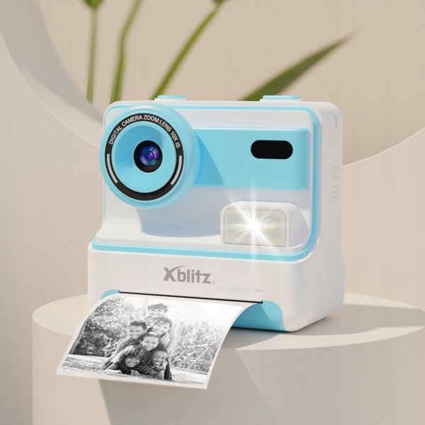 XBLITZ φωτογραφική κάμερα άμεσης εκτύπωσης FLASH BLUE