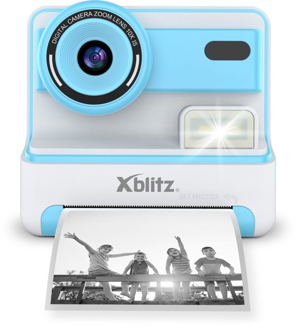 XBLITZ φωτογραφική κάμερα άμεσης εκτύπωσης FLASH BLUE