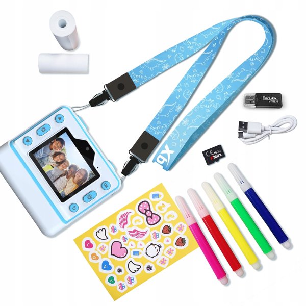 XBLITZ φωτογραφική κάμερα άμεσης εκτύπωσης FLASH BLUE