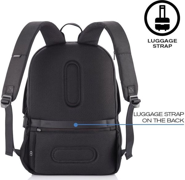 XD Design Bobby Soft Αντικλεπτικό Σακίδιο Πλάτης για Laptop 15.6", Μαύρο, P705.791