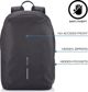 XD Design Bobby Soft Αντικλεπτικό Σακίδιο Πλάτης για Laptop 15.6", Μαύρο, P705.791