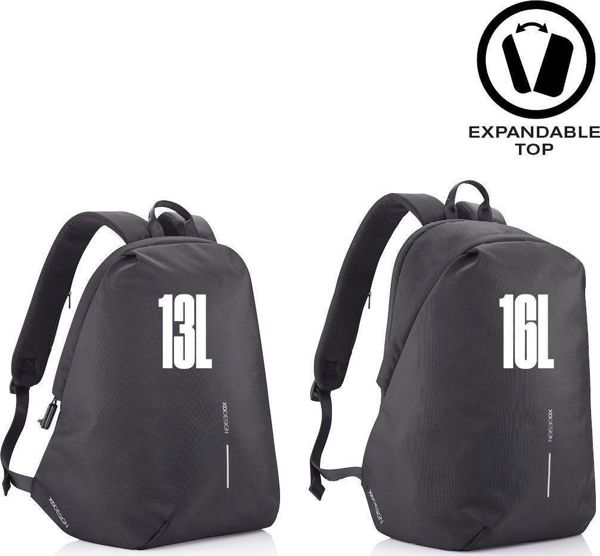 XD Design Bobby Soft Αντικλεπτικό Σακίδιο Πλάτης για Laptop 15.6", Μαύρο, P705.791