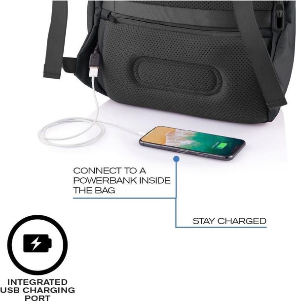 XD Design Bobby Soft Αντικλεπτικό Σακίδιο Πλάτης για Laptop 15.6", Μαύρο, P705.791