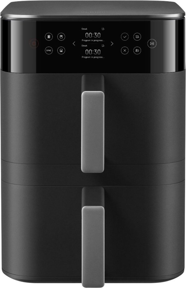 Xiaomi Smart Double Stack Air Fryer 12L | Power 2800 W | Capacity 12 L | Juodas