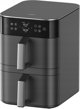 Xiaomi Smart Double Stack Air Fryer 12L | Power 2800 W | Capacity 12 L | Juodas