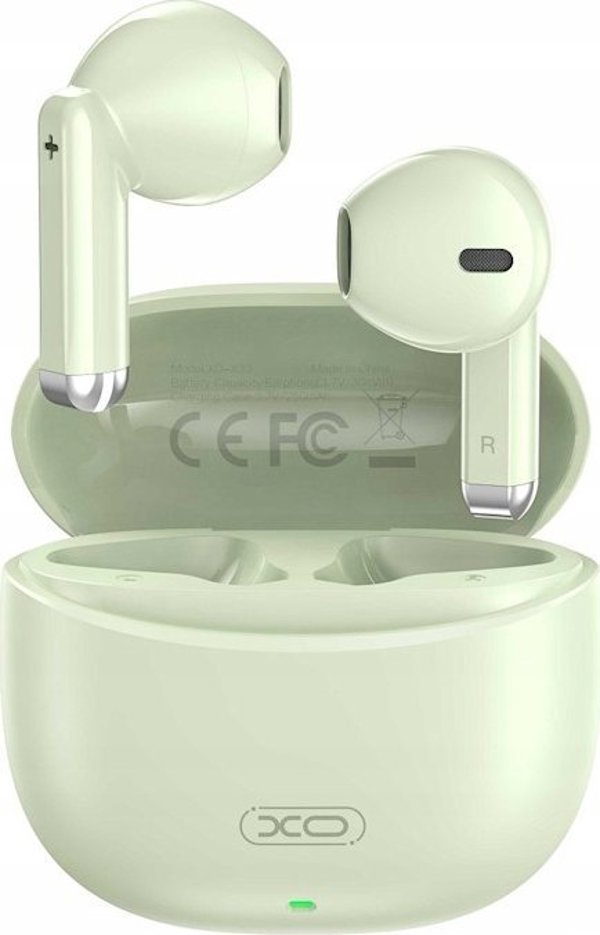 XO Bluetooth ακουστικά X33 TWS πράσινο 6920680856756