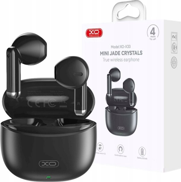 XO Bluetooth earphones X33 TWS black