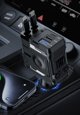 Φορτιστής αυτοκινήτου XO CC66 104W 1x USB 1x USB-C μαύρος με καλώδιο USB-C και καλώδιο Lightning 6920680861644