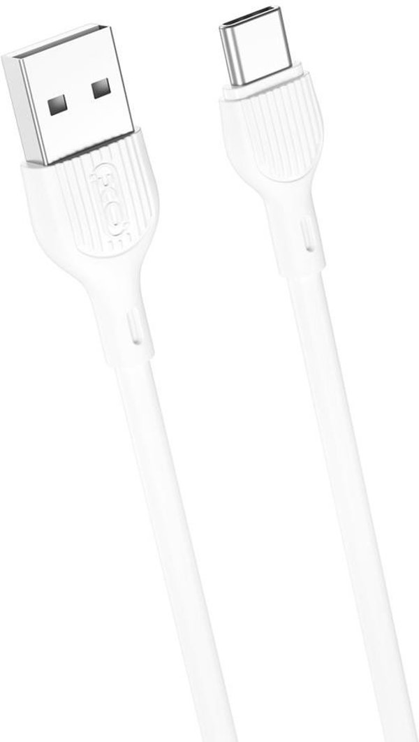XO καλώδιο NB200 USB - USB-C 2,0m 2.1A λευκό 6920680878086