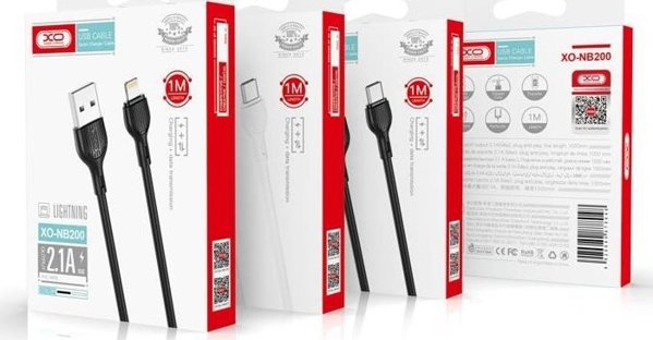 XO cable NB200 USB - microUSB 1,0m 2.1A black