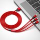 XO cable NB173 3in1 USB - Lightning + USB-C + microUSB 1,2 m 2,4A red 6920680876242