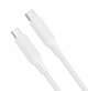 XO καλώδιο NB-Q265B PD USB-C - USB-C 1,0m 60W λευκό 6920680855056
