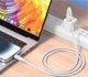XO καλώδιο NB-Q265B PD USB-C - USB-C 1,0m 60W λευκό 6920680855056