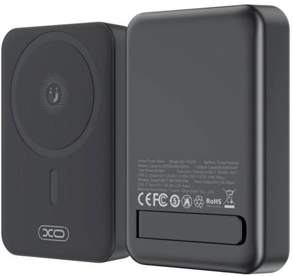 Μαγνητική Τράπεζα Ισχύος XO PR231 20W / 10000mAh