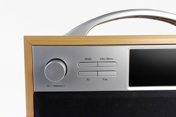Xoro DAB 250 IR Internet Radio, Στερεοφωνικό με DAB+/FM, Spotify & Bluetooth, Καφέ