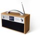 Xoro DAB 250 IR Internet Radio, Στερεοφωνικό με DAB+/FM, Spotify & Bluetooth, Καφέ