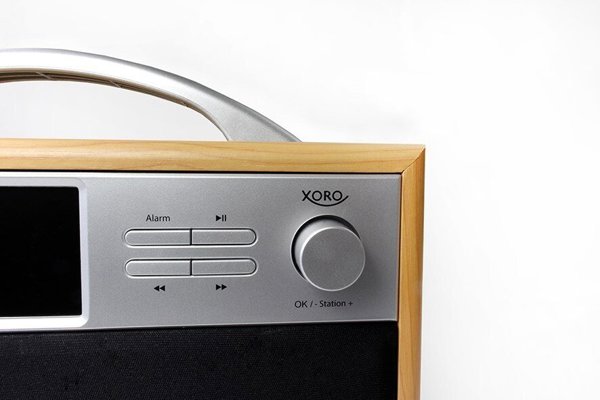 Xoro DAB 250 IR Internet Radio, Στερεοφωνικό με DAB+/FM, Spotify & Bluetooth, Καφέ