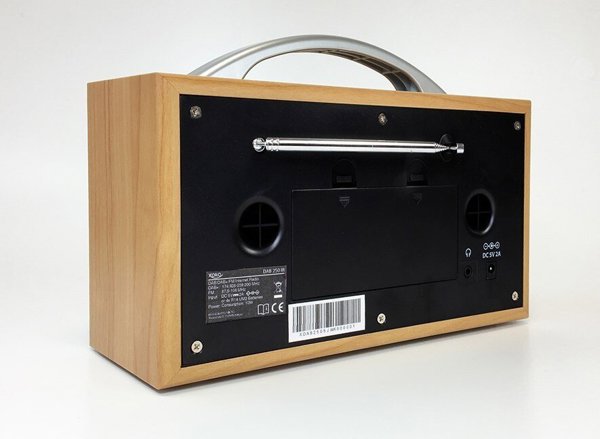 Xoro DAB 250 IR Internet Radio, Στερεοφωνικό με DAB+/FM, Spotify & Bluetooth, Καφέ