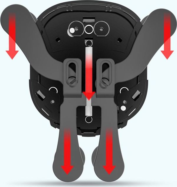 XO Βάση Αυτοκινήτου C43 Gravity για Smartphone με Στήριξη Αεραγωγού - Μαύρη