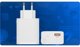 XO wall charger CE31 1x USB 1x USB-C 30W white with retractable USB-C cable 6920680819478