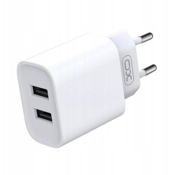 Φορτιστής τοίχου XO CE02C 2x USB 2,1A λευκός 6920680880843