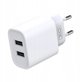Φορτιστής τοίχου XO CE02C 2x USB 2,1A λευκός 6920680880843