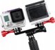 Xrec Βάση Στήριξης Διπλής Ράγας για 2 Κάμερες GoPro Hero 7, 6, 5, 4, 3+, 3, 2