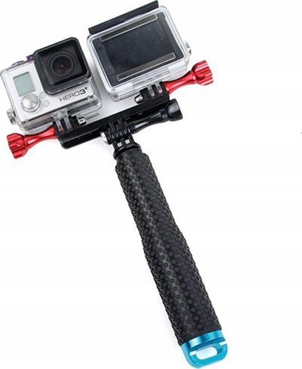 Xrec Βάση Στήριξης Διπλής Ράγας για 2 Κάμερες GoPro Hero 7, 6, 5, 4, 3+, 3, 2