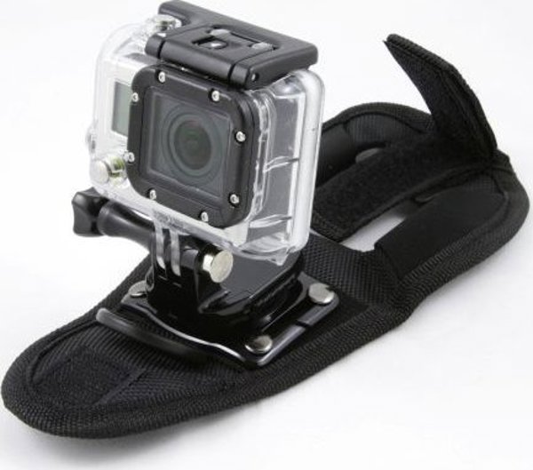 Xrec Βάση Χειρός για Κάμερες Δράσης GoPro, SJCAM, Xiaomi, Περιστρεφόμενη 360 Μοιρών, Μαύρη