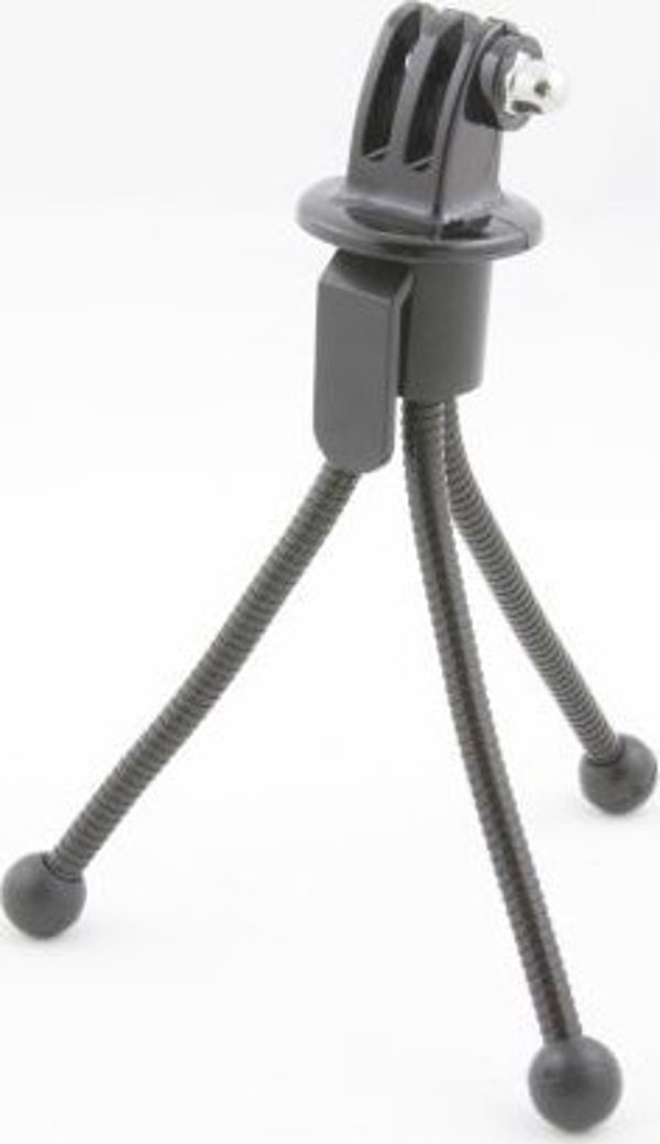 Xrec Εύκαμπτο Μίνι Τρίποδο για GoPro Hero, SJCAM και Φωτογραφικές Μηχανές, Μαύρο