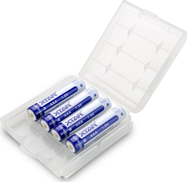 Επαναφορτιζόμενες μπαταρίες Xtar R03 / AAA 1,5V Xtar 750mAh (κουτί 4 τεμ.) με προστασία
