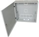 XtendLan 19" nástěnný vertikální rozvaděč 2U+4U 540x150, perforované dveře, šedý