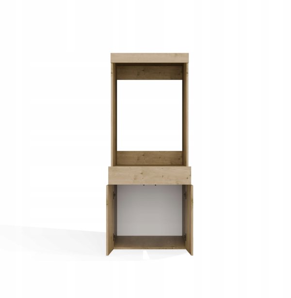 Topeshop Έπιπλο Μπάνιου POLA TWIN 1S με Συρτάρι για Πλυντήριο ή Στεγνωτήριο, Χρώμα Dab Artisan