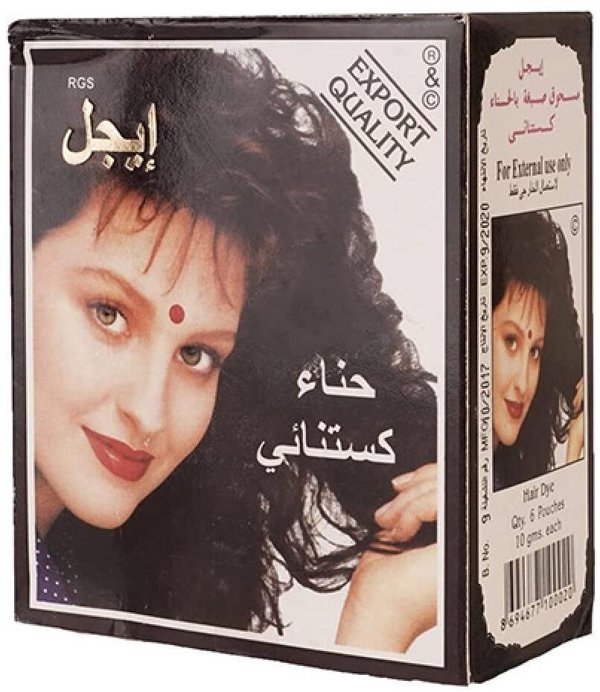 XXX_Loreal (L’Oreal Paris) Set, Eagles, Henna Hair Color, Henna, Permanent Hair Dye,  Chestnut, 6 pcs, 10 g For Women