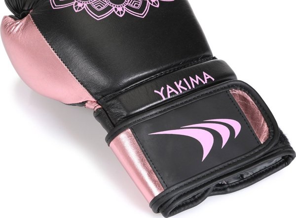YakimaSport Rekawice kobiece Mandala Black/Pink 8 oz