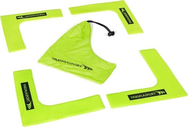 YakimaSport επίπεδοι γωνιακοί δείκτες πεδίου σετ 4 τεμ.