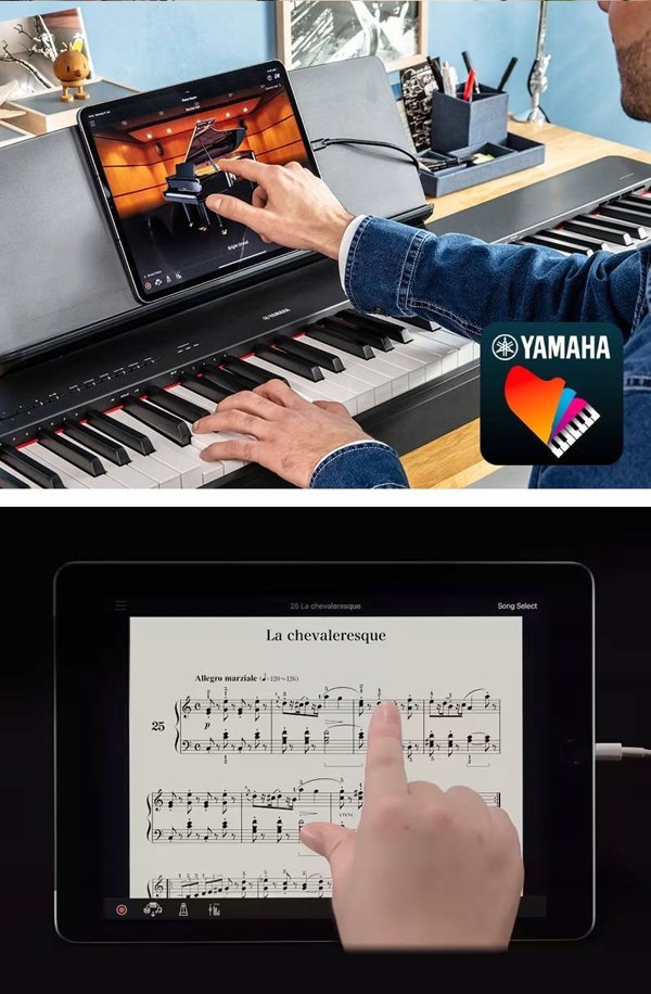 Yamaha Yamaha P-225B - Pianino cyfrowe