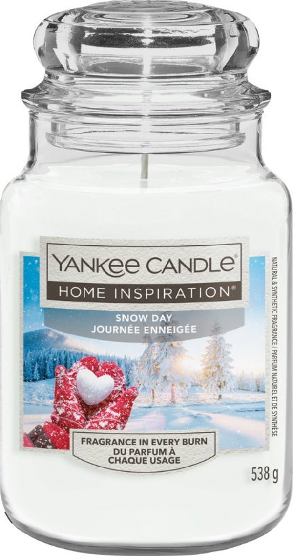 Yankee Candle Home Inspiration Snow Day Μεγάλο Κερί 538 g