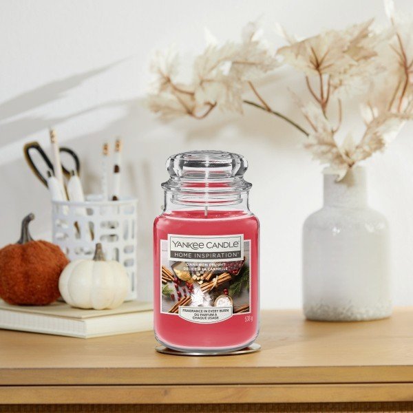 Yankee Candle Home Inspiration Cinnamon Delight Large Candle 538 γρ 14448130 5038581136554