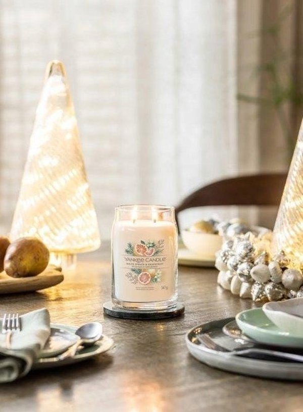 Yankee Candle Yankee Candle Signature Λευκό Έλατο & Γκρέιπφρουτ Μεγάλο Κερί 567g