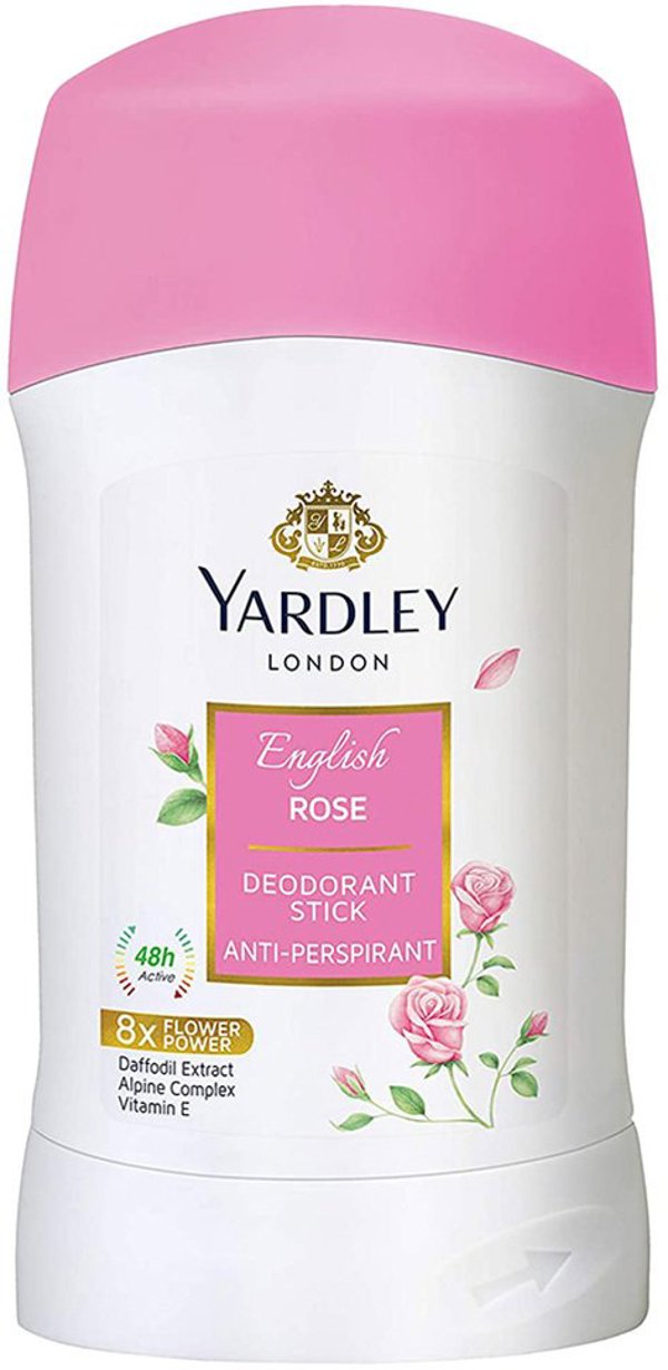 Yardley, English Rose, Deodorant Stick, For Women, 40 ml For Women