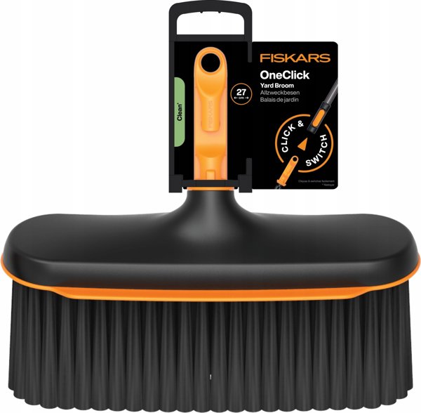 YARD BROOM FISKARS ONECLICK