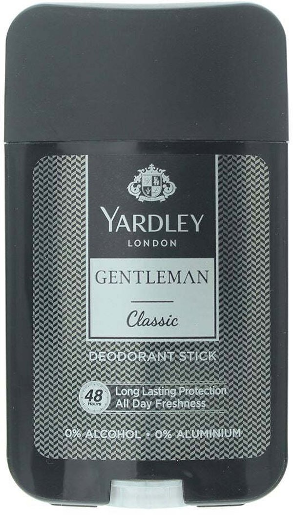 Yardley, Gentleman Classic, Cardamom, Deodorant Stick, For Men, 50 g For Men