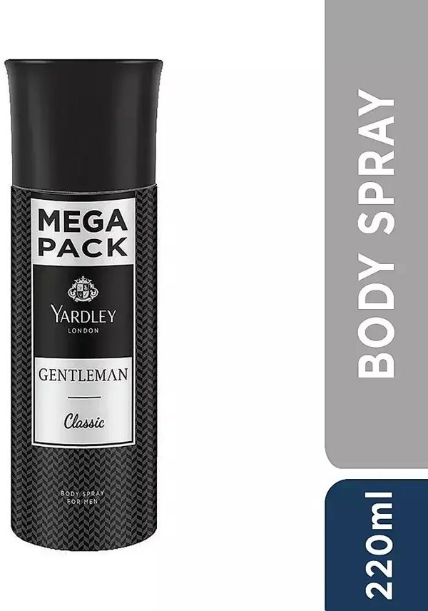 Yardley, Gentleman Classic, Scented Spray, For Men, 220 ml For Men