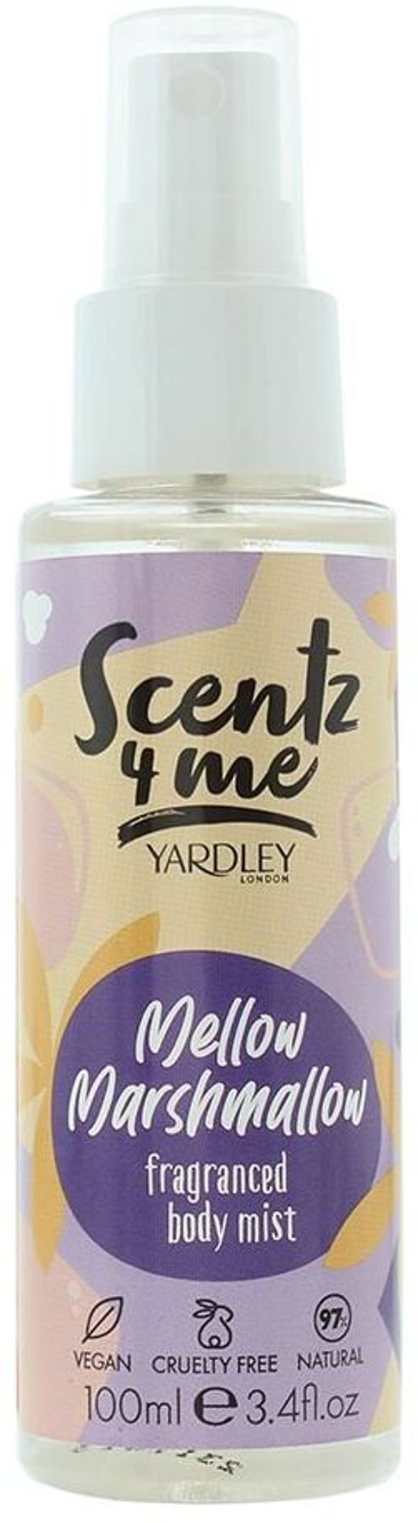 Yardley, 4 Me, Scented Spray, For Women, 100 ml For Women
