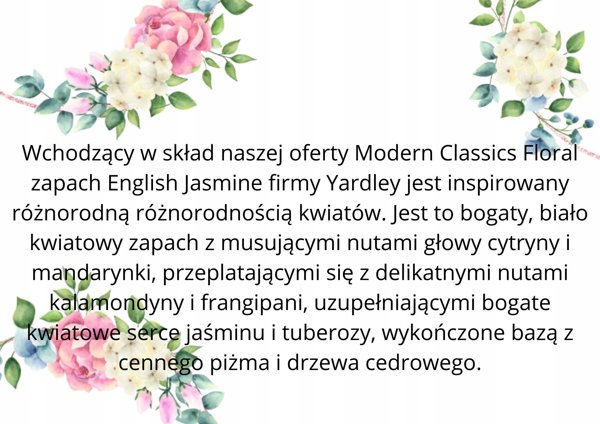 Yardley, English Jasmine, Eau De Toilette, For Women, 125 ml For Women