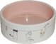 Yarro International Κεραμικό Μπολ για Γάτες με Σχέδιο, 12,5x4,5cm, 250ml, Λευκό